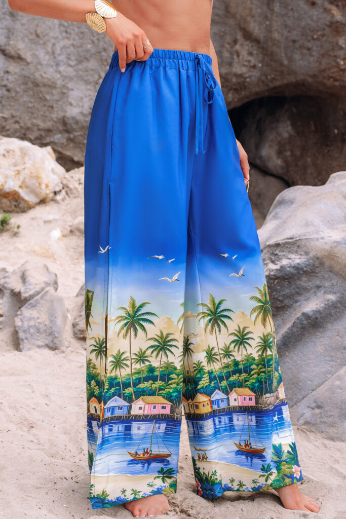 Waves & Wonder Tropical Cover-Up Pants