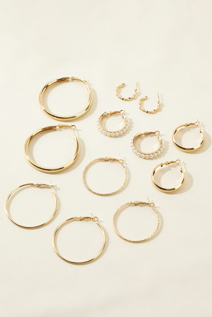 Radiance Gold-Tone Earring Set
