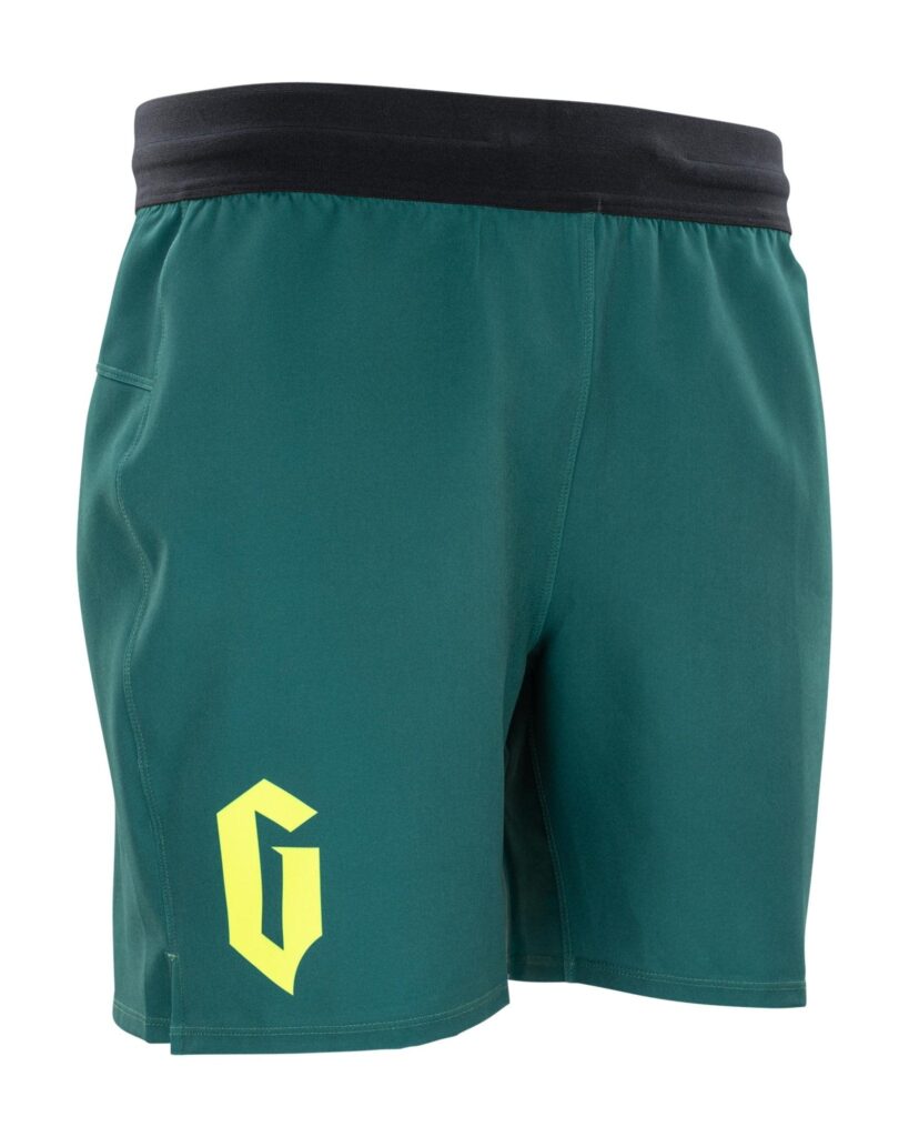 Gameness Men's Eco Grappling Short - Medium / Dark Green