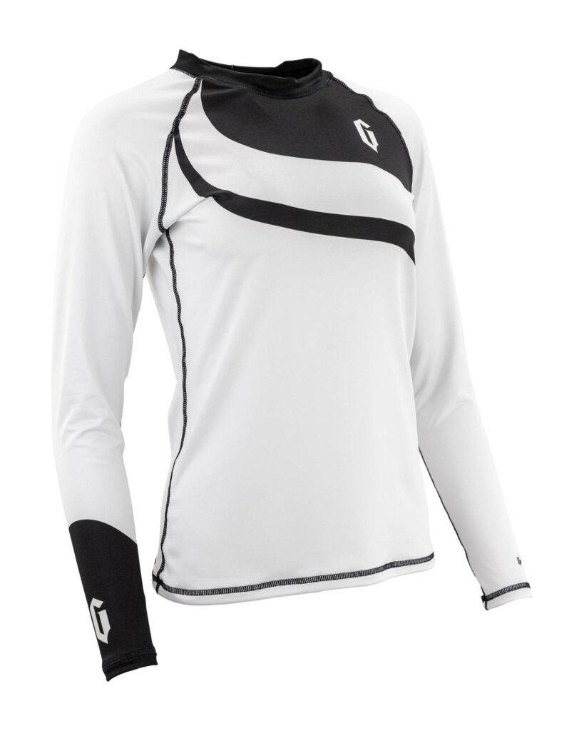 Gameness Women's Long Sleeve Pro Ranked Rash Guard - Ladies Extra Large / White