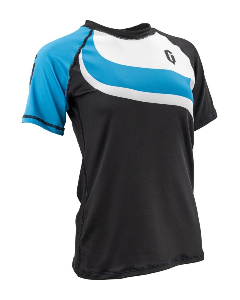 Gameness Women's Short Sleeve Pro Ranked Rash Guard - Ladies Extra Small / Blue