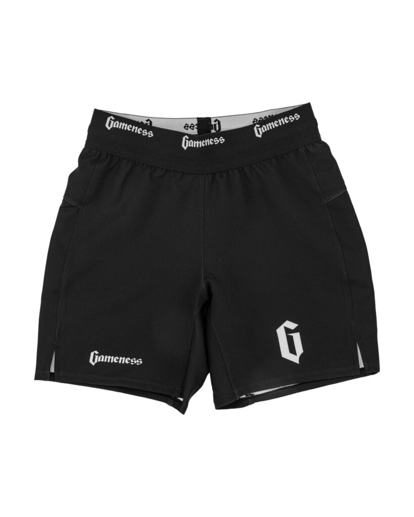 Gameness Youth Pro Grappling Shorts - Youth Extra Small / Black